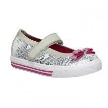 TODDLER GIRLS KEDS HELLO KITTY CHARMMY MARY JANE SILVER SEQUIN SZ 4 12 
