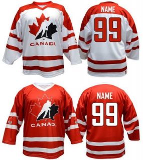 Team CANADA Ice Hockey Fan Replica Jersey/Adult+Youth sizes/Blank or 