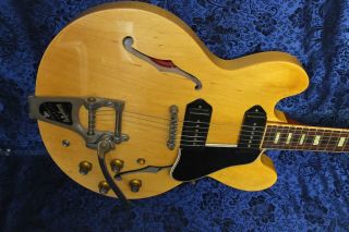 2011 Gibson ES 330L GM Vintage Restorations Aged Blonde P90 ES330 