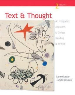 Text and Thought by Lanny Martin Lester and Judith Resnick 2002 