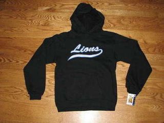 NEW Boys Detroit Lions Sweatshirt Hoodie Youth Size L 16 18 Large Lg 