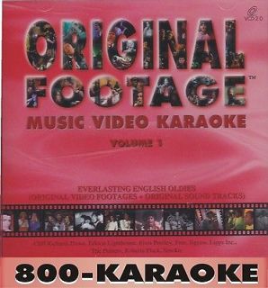 Original Footage Karaoke Video CD Videoke VCD Original Tracks and 