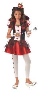 queen of hearts tween teen alice in wonderland costume