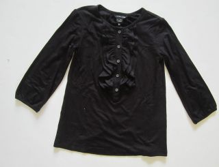 Little Marc Jacobs Girls Glynis Top in Black, size 10, 12,14/ NWT $108