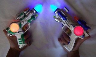 pcs Kid Blinking Space Pistol Gun w/ Flashing LED Light up & Sound 