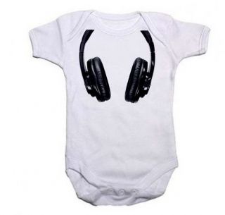 FUNNY BABY GROW EAR PHONE AROUND THE NECK LITTLE DJ VARIOUS SIZES