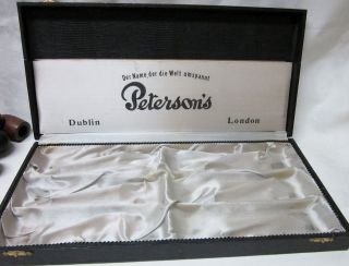WOW Vintage Petersons Tobacco Pipe Storing Old Box Display Room for 
