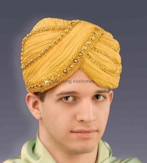 maharaji sultan sheik turban headdress wisemen hat costume accessory 