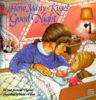 How Many Kisses Good Night by Jean Monrad Thomas 1997, Board Book 