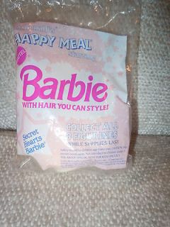 McDonalds Happy Meal Secret Hearts Barbie 1992. New in wrapper. 20 