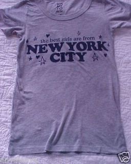   THE BEST GIRLS ARE FROM NEW YORK CITY T Shirt Top NEW S sandy