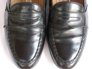 Loafers Johnston & Murphy Cellini 10.5N Shoes Black Dress Casual Slip 