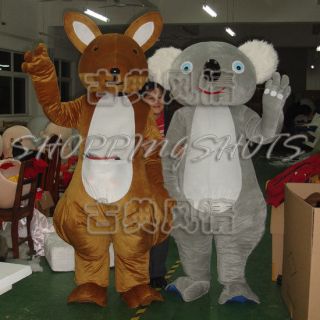 Koala Kangaroo Mouse Mascot Costume Fancy Dress R00440 adult one size 
