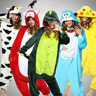 Adult Kigurumi Animal sleepsuit Pajamas cosplay Costume Halloween 