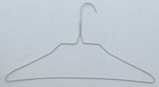 clothes hangers 100 Piecs 18 wide bright nickel color wire