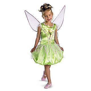 tinker bell deluxe fairy disney child costume 3t 4t