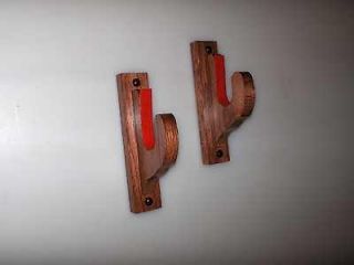 Newly listed Wall Gun Rack WOOD   Solid Red Oak   (1 Set of Hooks) 1 1 