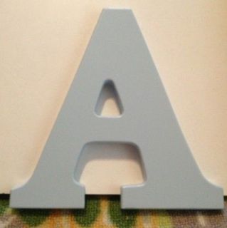 kidkraft 8 inch wood letter a blue 
