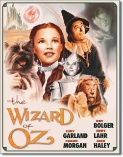 the wizard of oz movie poster retro metal tin sign