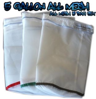 All Screen Bubble Hash Bags Ice Extractor 5 Gallon 3 Bag Set 220,73 