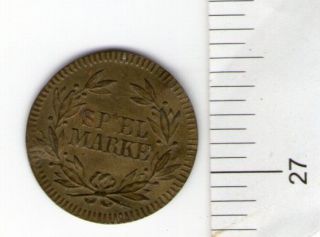 antique german spiel marke gambling token from argentina time left