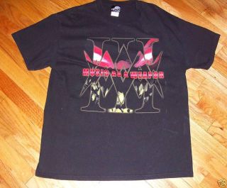 MUSIC AS A WEAPON III Tour 2006 07 two sided Large T Shirt Disturbed 