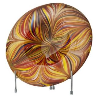 new MISSONI for Target Glass Decorative Bowl Platter Orange Multi with 