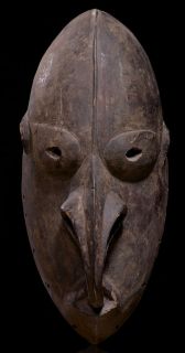   ART from Melanesia boiken spirit mask; see Malcolm Kirk man as art