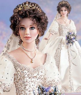 Franklin Mint  Natalia Faberge Porcelain Spring Bride Doll B11A221