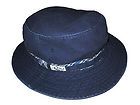 Ralph Lauren Navy Blue Madras Polo Bucket Rim Beach Hat Crusher Cap