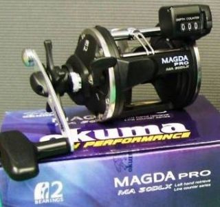 new okuma magda pro fishing trolling reel ma30dlx time left