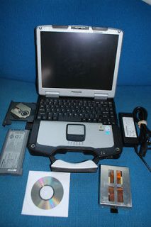 MAXED OUT Panasonic Toughbook CF 30   Touchscreen   128GB SSD   4GB 