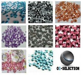 Rhinestuds Beads Iron On Hot Fix Handcrafts Various Colour Size Your 