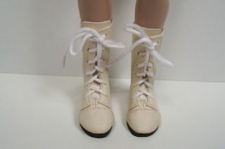cream laceup boots doll shoe for lark raven piper wren