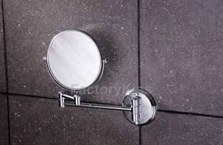 MS 8 inch Shave Makeup Wall Mounted Bathroom Extend Arm Mirror with 