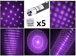 mw purple laser pointer pen 6 in 1 visable