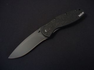 kershaw knife 1670blk blur assisted folder pln edge nib returns
