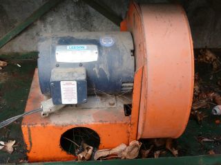   HP 3 PHASE MOTOR C145T34DB1C WITH PIECE FROM KEWANEE BOILER SYSTEM