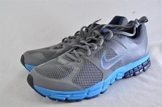 NIKE ZOOM STRUCTURE +15 GREY/TEAL LACE UP STACK HEEL FIT SOLE 2 