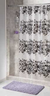InterDesign EVA Fiore Shower Curtain   Stall Size 54 x 78   NWT