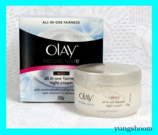 Olay Natural White RICH ALL IN ONE Fairness spot remover Night Cream 