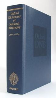 Oxford Dictionary of National Biography 2001 2004 (2009, Hardcover 