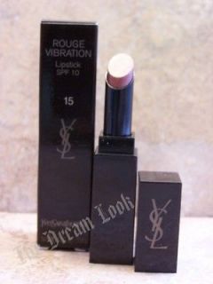 YSL Rouge Vibration Lipstick #15 Rosy Rose Strass SPF10 NIB