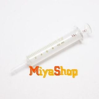 50pcs glass sampler large diameter syringe 10ml more options