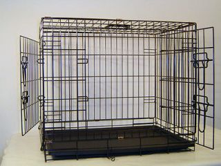   Two Door Dog Crate Cat Cage Kennel Labrador Retriever Boxer Dalmation