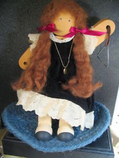 Lizzie High 3PC DOLL HOLDING DINNER BELL TRIANGLE