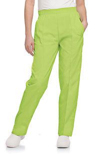 NEW Landau 8327 GPCP Neon Green Elastic Waist Relaxed Fit Scrub Pants 