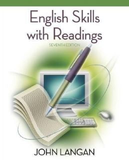 English Skills with Readings by John Langan 2007, Paperback