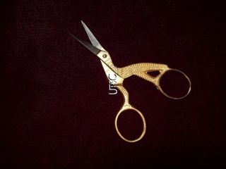 Civil War reenactors gold stork scissors 3.5 ships FREE in the USA
