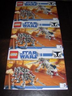 10195 REPUBLIC DROPSHIP AT OT INSTRUCTIONS MANUAL RARE LEGO